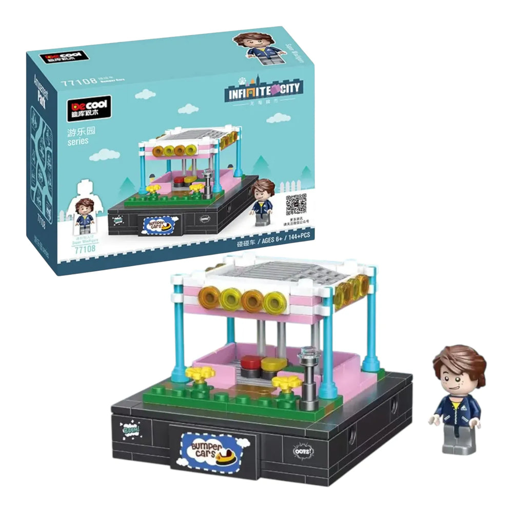 DECOOL Bumper Cars City Building Blocks (144 Pcs)
