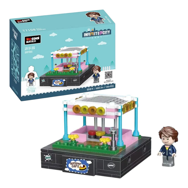 DECOOL Bumper Cars City Building Blocks (144 Pcs)