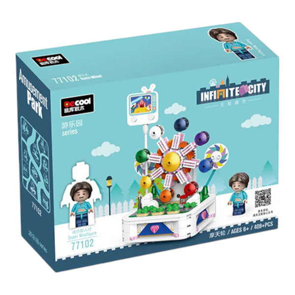 DECOOL Amusement Park Ferris Wheel Building Blocks (408 Pcs)