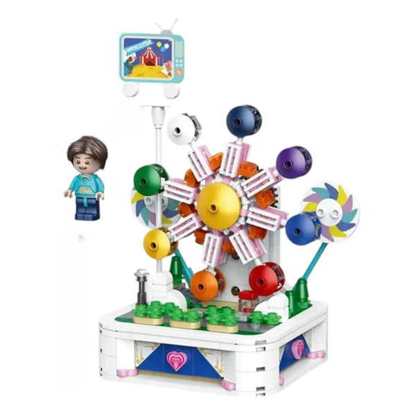 DECOOL Amusement Park Ferris Wheel Building Blocks (408 Pcs)