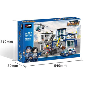 DECOOL Police Bureau Building Blocks (1129 Pcs)