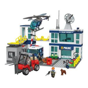 DECOOL Police Bureau Building Blocks (1129 Pcs)