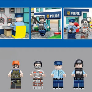 DECOOL Police Bureau Building Blocks (1129 Pcs)