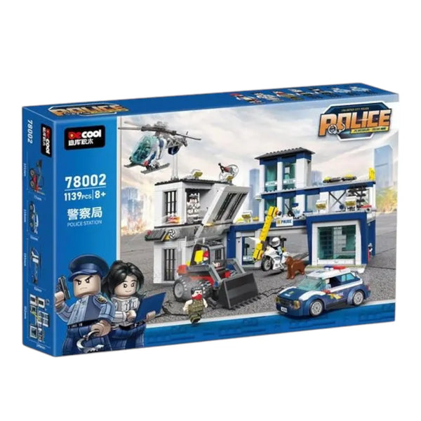 DECOOL Police Bureau Building Blocks (1129 Pcs)