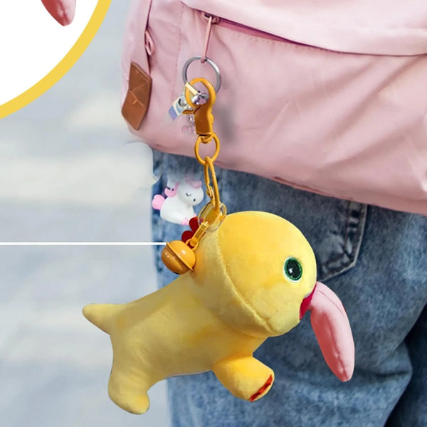 Nailong Tongue Attract Couple Keychain