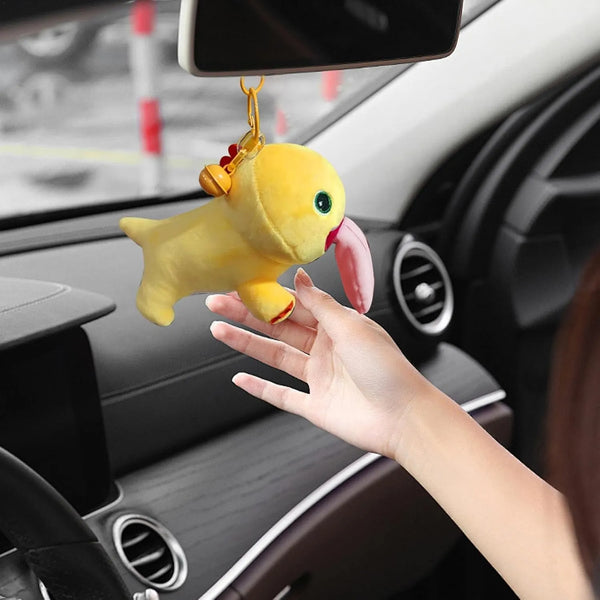 Nailong Tongue Attract Couple Keychain