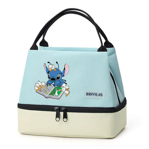 Stitch Glitch Contrasting Color Lunch Tote