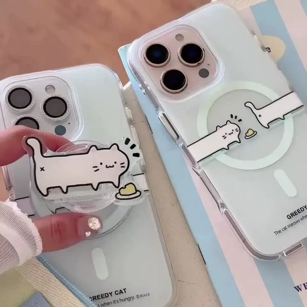 Long Cat Magsafe Compatible Case (For iPhone)
