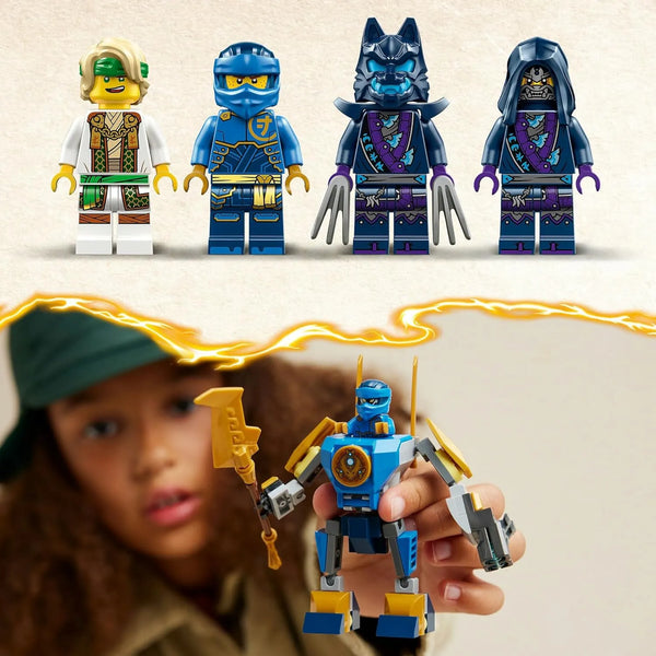 Ninja City Jay’s Mech Battle Building Blocks (78 Pcs)