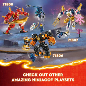 Ninja City Kai’s Elemental Fire Mech Building Blocks (322 Pcs)