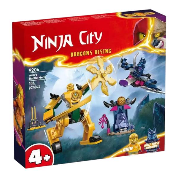 Ninja City Arin's Battle Mech Building Blocks (104 Pcs)