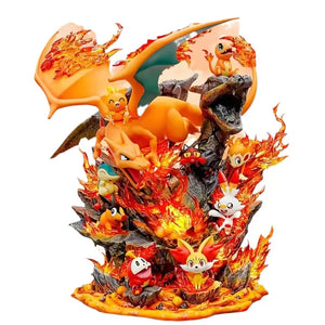 Pokemon Volcano Valley Charizard Statue (30 cm)
