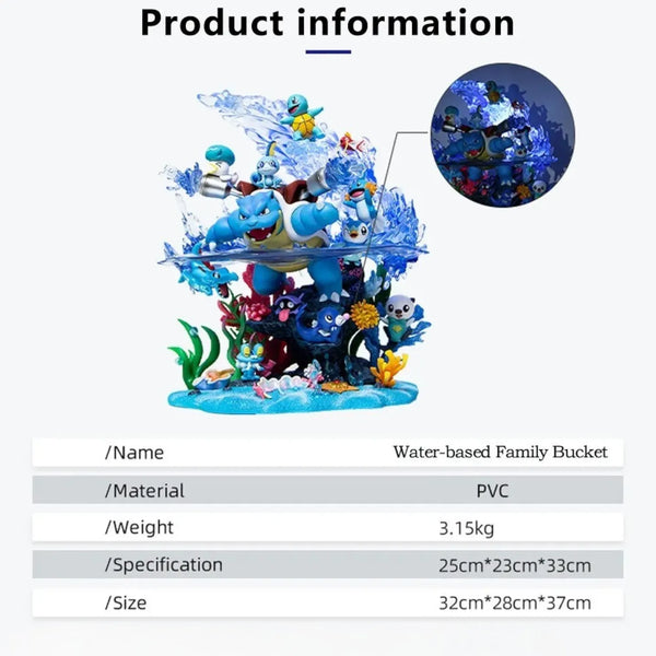 EGG Studio Blastoise Water Family Statue (33 cm)
