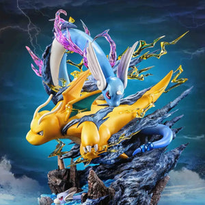Fantasy Studios Dragonite Family Evolution LED Statue (30 cm)