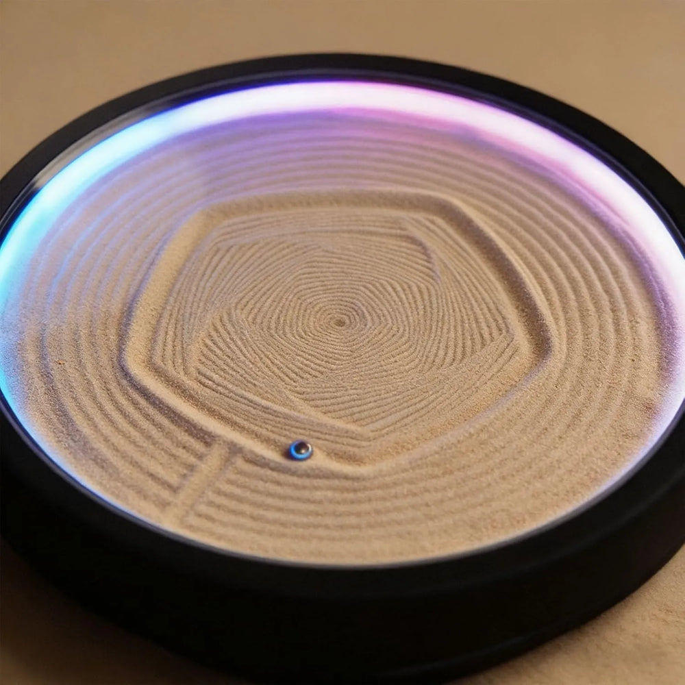 Aura Flux Kinetic Sand Canvas Robot