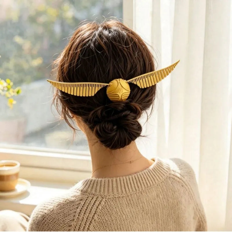Harry Potter Golden Snitch Hair Clip