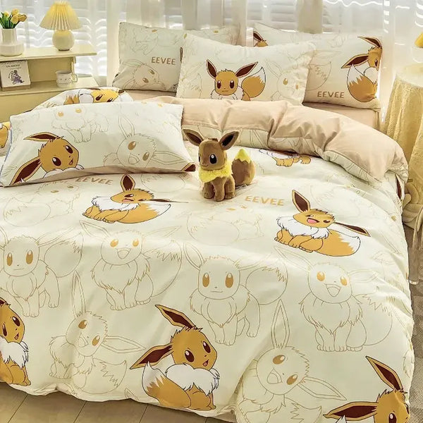 Pokemon Friends Kawaii Bedding