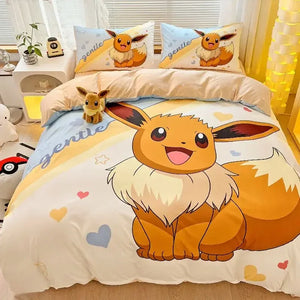 Pokemon Friends Kawaii Bedding
