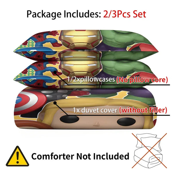 MARVEL Superheroes Bedding Set