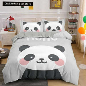 Mono Bamboo Panda Bedding Set