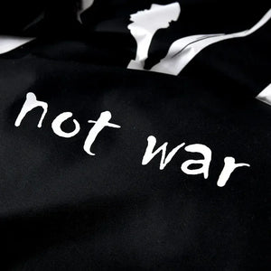 Love Not War Contrast Bedding