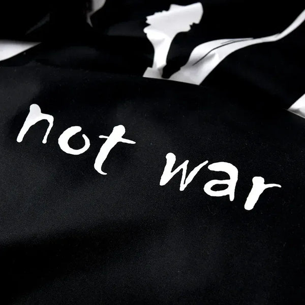 Love Not War Contrast Bedding