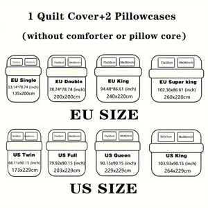 Royal Couple Typographic Bedding Set