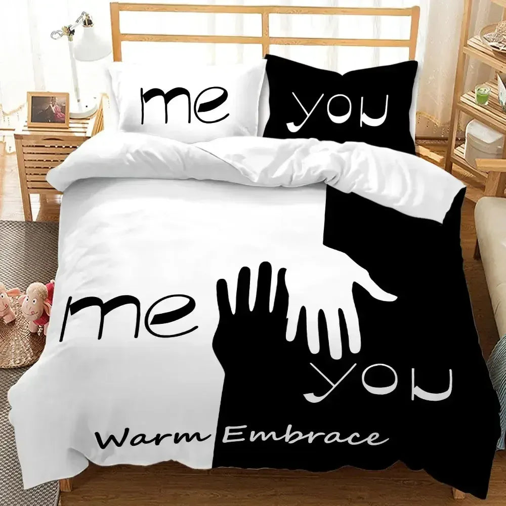 Territory Divide Couple Bedding Set