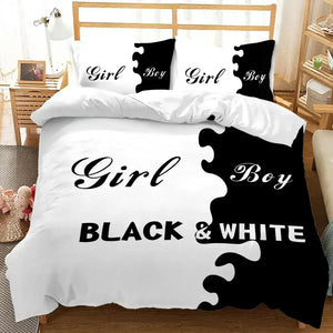 Territory Divide Couple Bedding Set