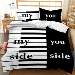 Territory Divide Couple Bedding Set