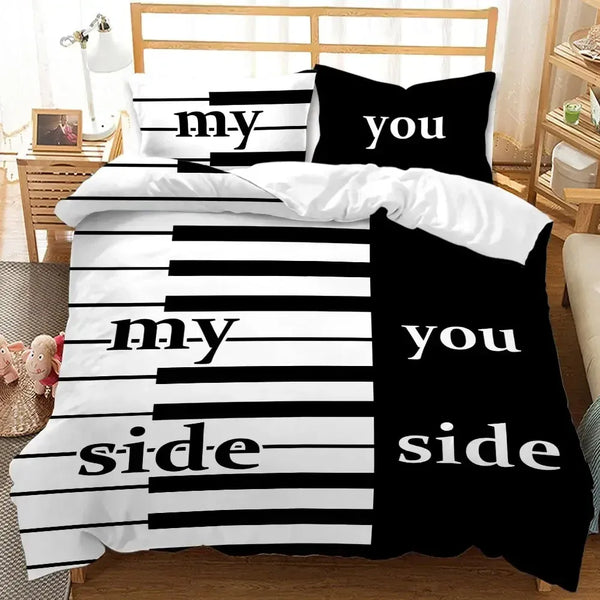 Territory Divide Couple Bedding Set