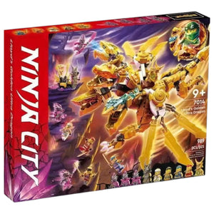 Ninja City Lloyd's Golden Ultra Dragon Blocks (989 Pcs)