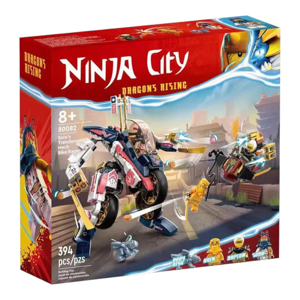 Ninja City Sora's Transforming Mech Bike Blocks (394 Pcs)