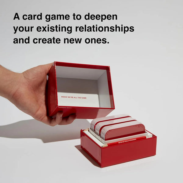 We're Not Really Strangers Adult Card Game
