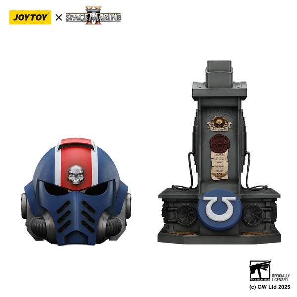Warhammer Lieutenant Titus MKX Helmet and Stand