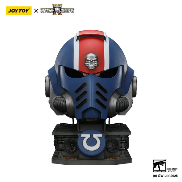 Warhammer Lieutenant Titus MKX Helmet and Stand