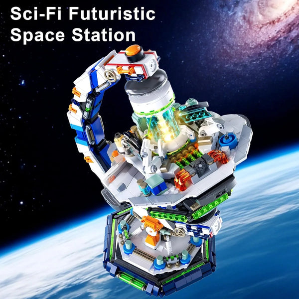 Space Station Globe Building Set (1793 Pcs)