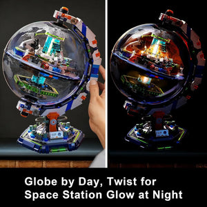 Space Station Globe Building Set (1793 Pcs)