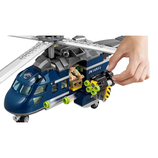 Jurassic World Blue's Helicopter Pursuit Building Kit (397 Pcs)
