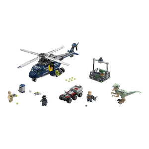 Jurassic World Blue's Helicopter Pursuit Building Kit (397 Pcs)