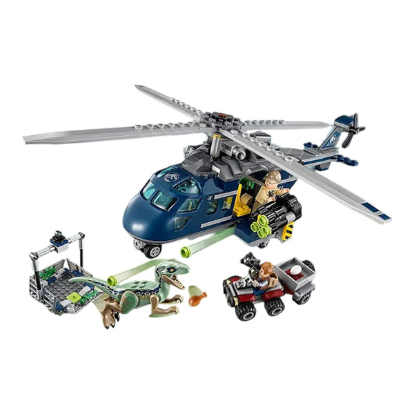 Jurassic World Blue's Helicopter Pursuit Building Kit (397 Pcs)