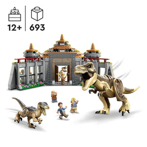 Visitor Center T. Rex and Raptor Attack Blocks (693 Pcs)