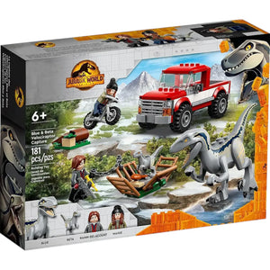 Jurassic World Blue & Beta Velociraptor Capture Blocks (181 Pcs)