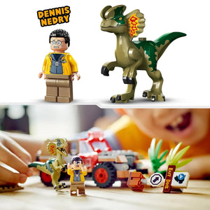 Jurassic Park Dilophosaurus Ambush Blocks (211 Pcs)