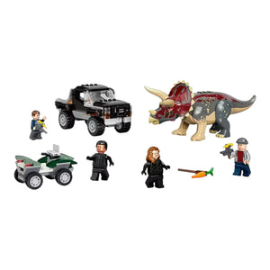 Triceratops Dinosaur Pickup Truck Blocks (210 Pcs)