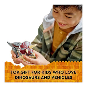 Triceratops Dinosaur Pickup Truck Blocks (210 Pcs)