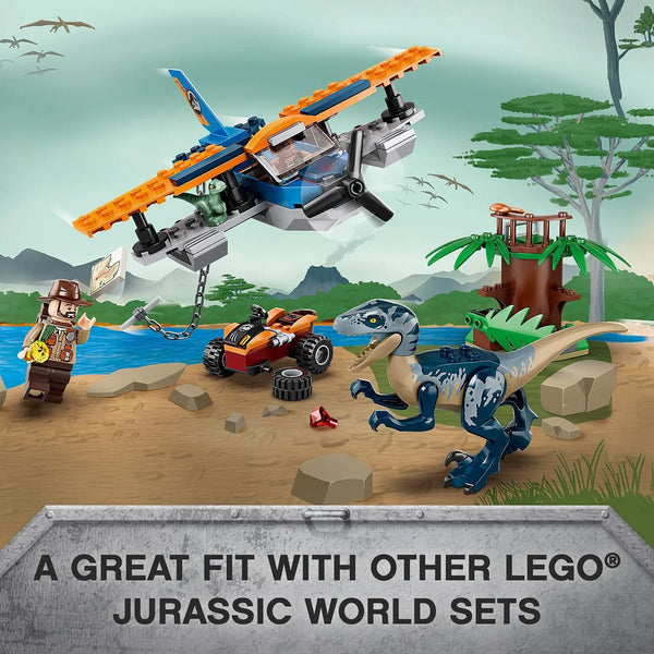 Jurassic Park Biplane Rescue Mission Blocks (101 Pcs)