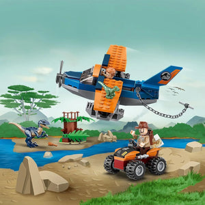 Jurassic Park Biplane Rescue Mission Blocks (101 Pcs)