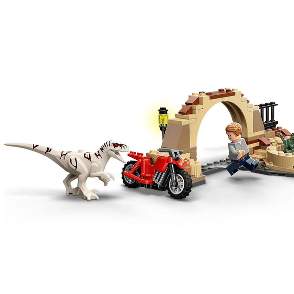 Atrociraptor Dinosaur Bike Chase Blocks (169 Pcs)