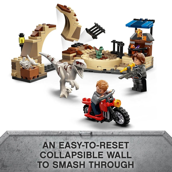 Atrociraptor Dinosaur Bike Chase Blocks (169 Pcs)